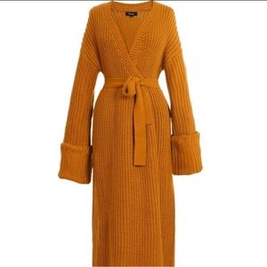Hanifa Miya knit cardigan dress
